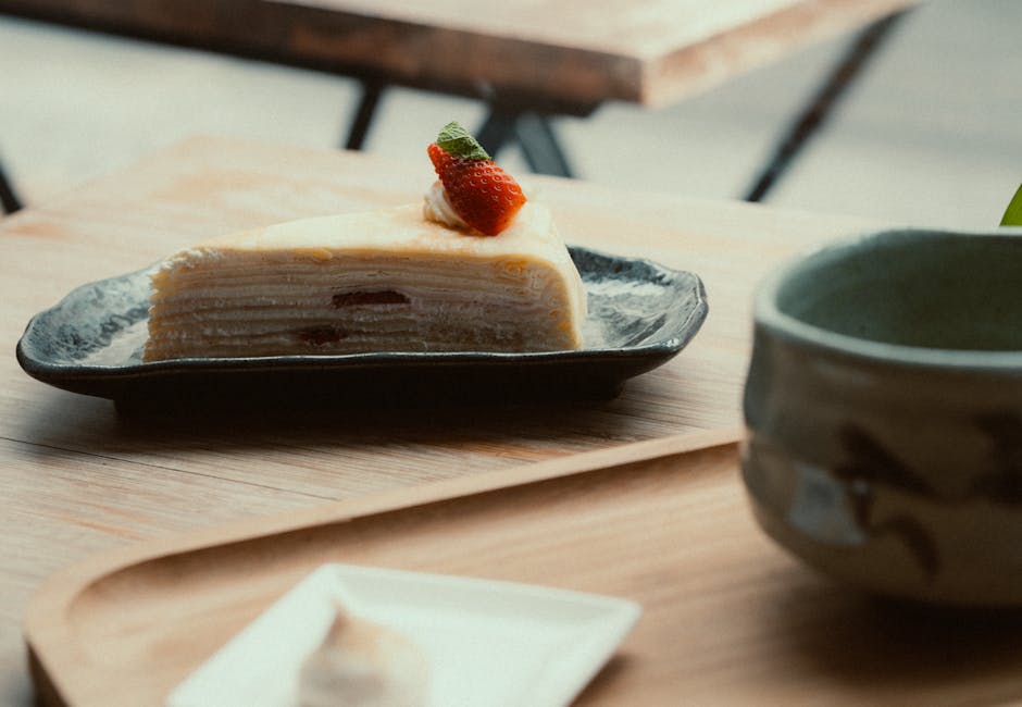 Crepe Cake with Lemon Curd
