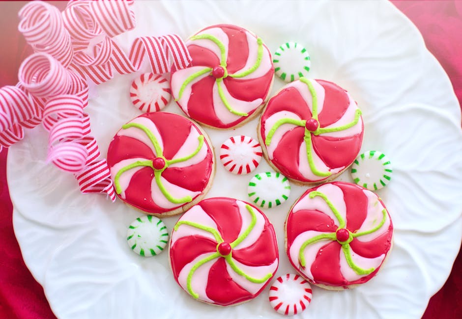 Peppermint Sugar Cookies