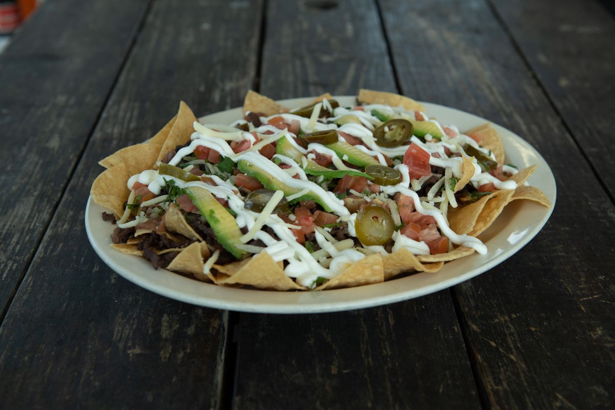 Sheet Pan Nachos With Beef And Black Beans