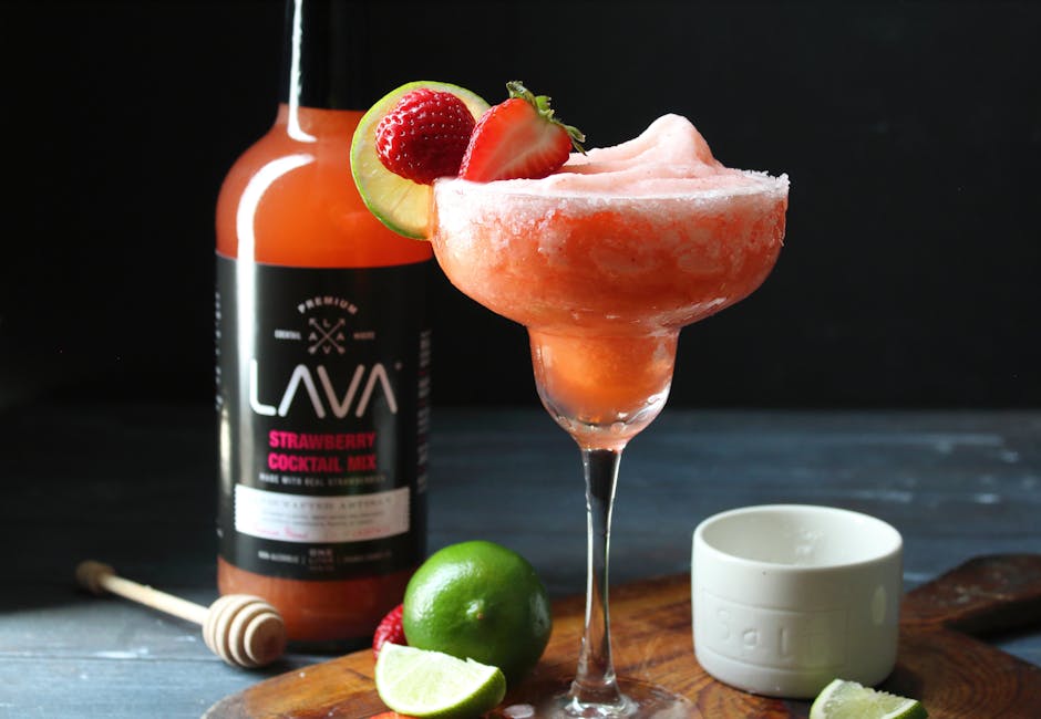Strawberry Purée Margarita
